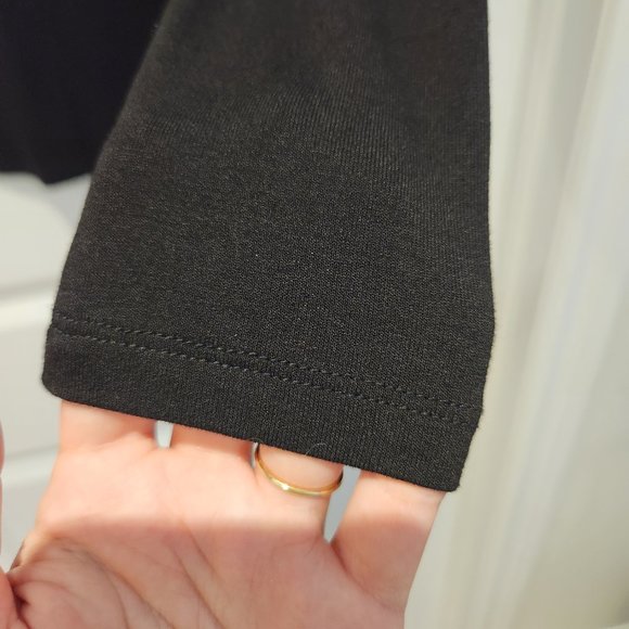 2 FOR $15! Dynamite Long Sleeve Turtleneck/Mock Neck | Black | Sz S - Picture 4 of 9